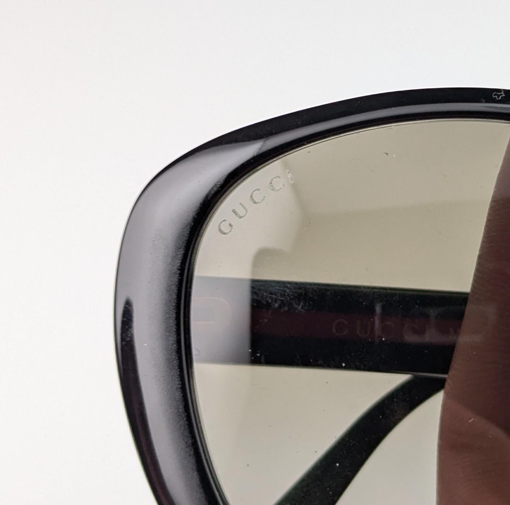 Gafas de sol Gucci Stripe Arm, logotipo GG en venta 6