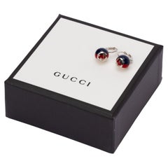 Gucci NIB Mini Logo Drop Earrings