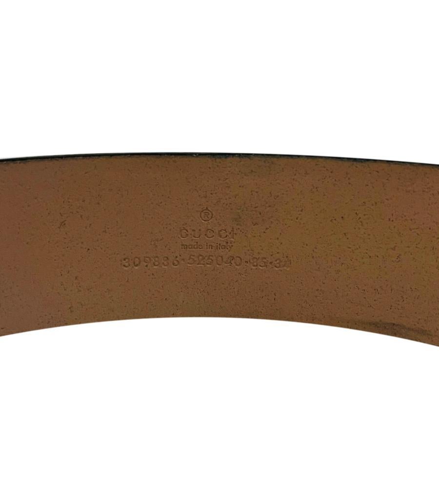 Gucci Studded 'GG' Logo Leather Belt 2