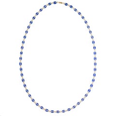 chaîne à maillons en émail "style Gucci"