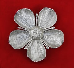 Cendrier à fleurs à cinq pétales ou attrape-tout de style Gucci Italie du milieu du siècle dernier C1960s