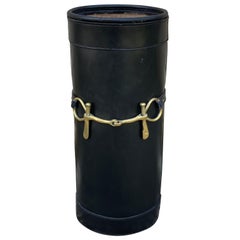 Gucci Style Leather Umbrella Stand