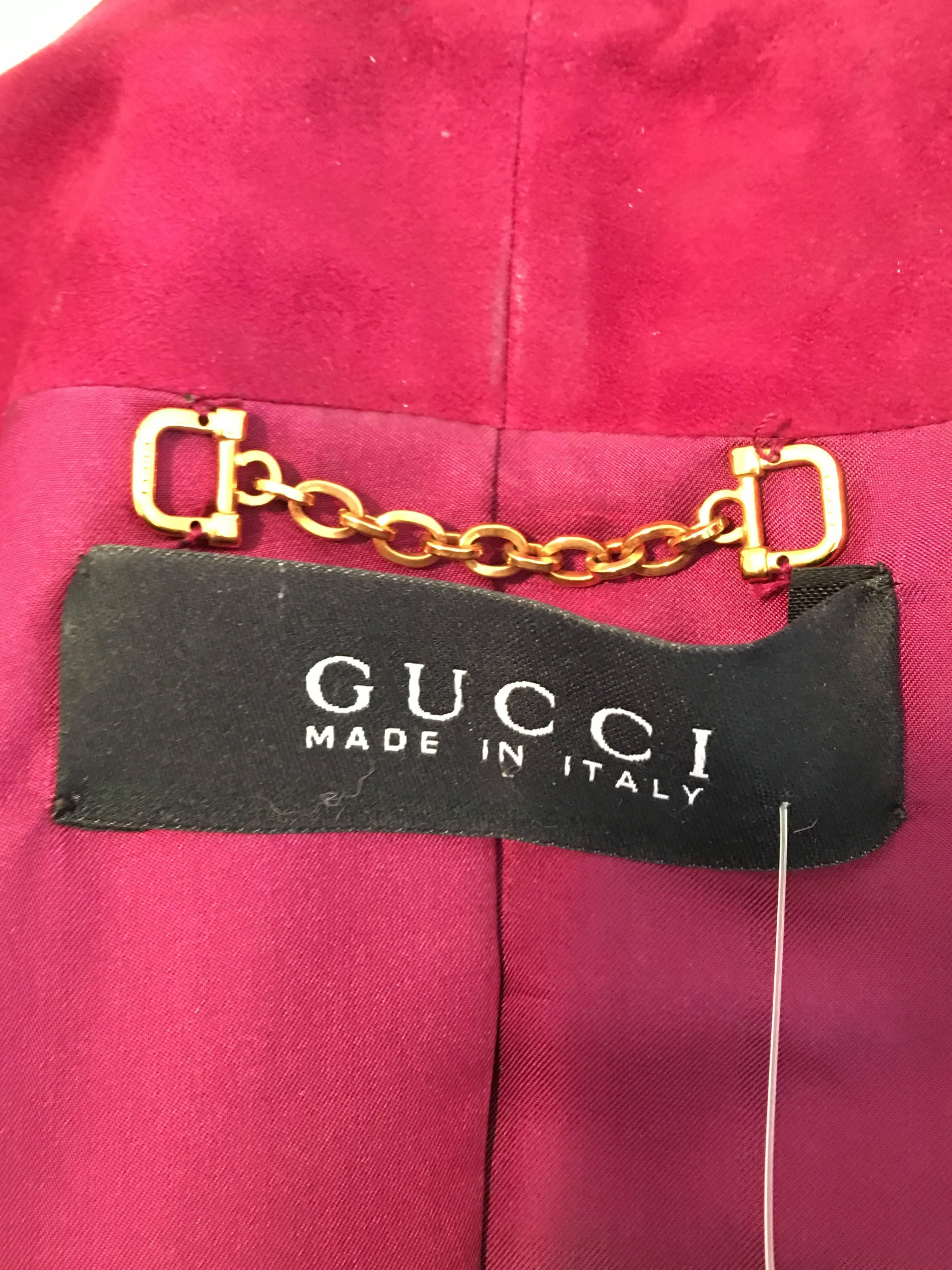 Gucci Suede Blazer 7