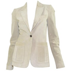 Gucci Suede Leather Blazer