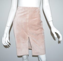 Gucci Suede Pencil Skirt