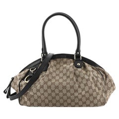 Gucci Sukey Boston Bag GG Canvas