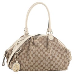 Gucci Sukey Boston Bag GG Canvas