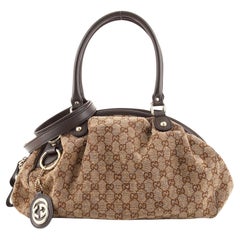Gucci Sukey Boston Bag GG Canvas