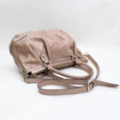 Gucci Sukey Guccissima 2way 867426 Pink Leather Shoulder Bag