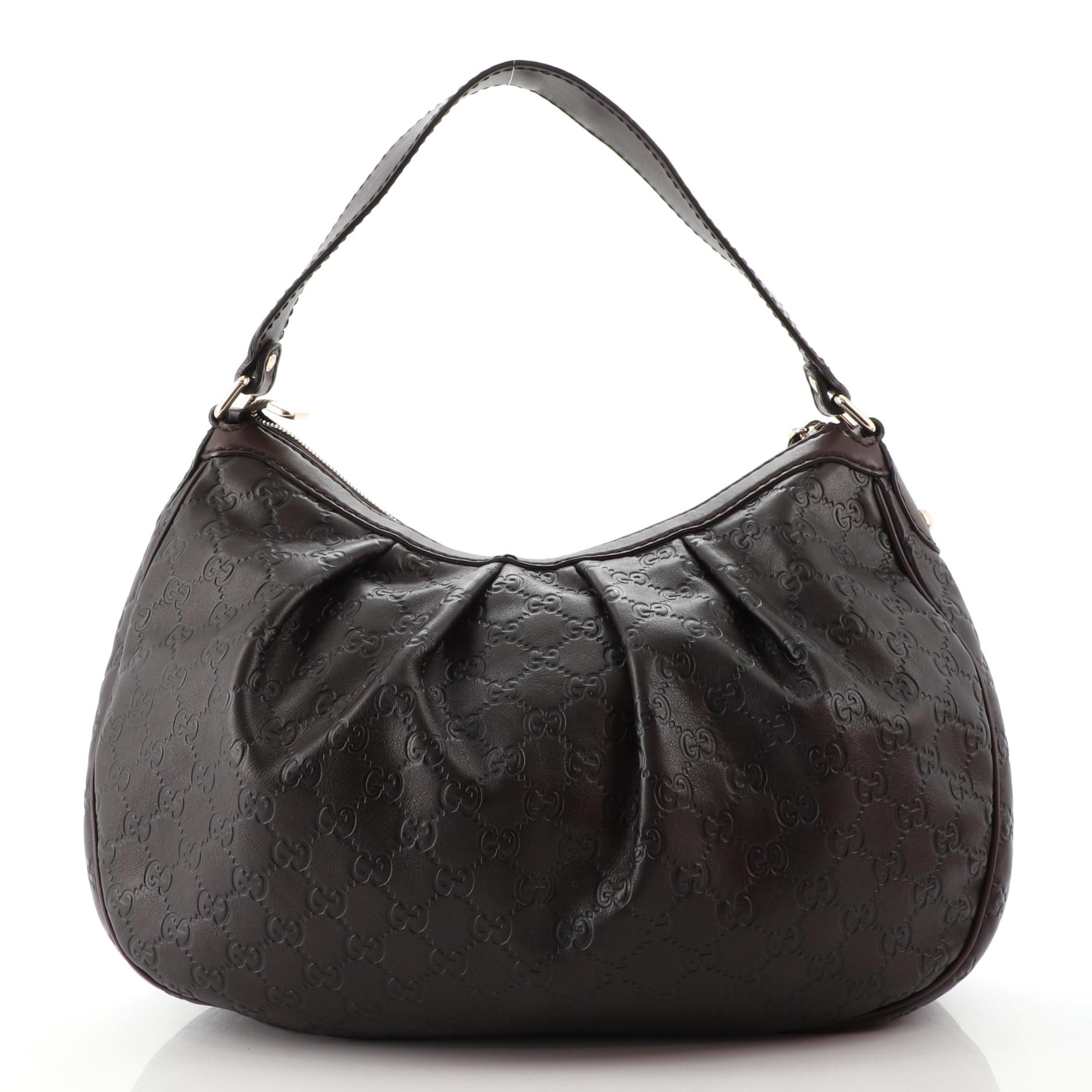 Gucci Sukey Hobo Guccissima Leather Medium In Good Condition In NY, NY