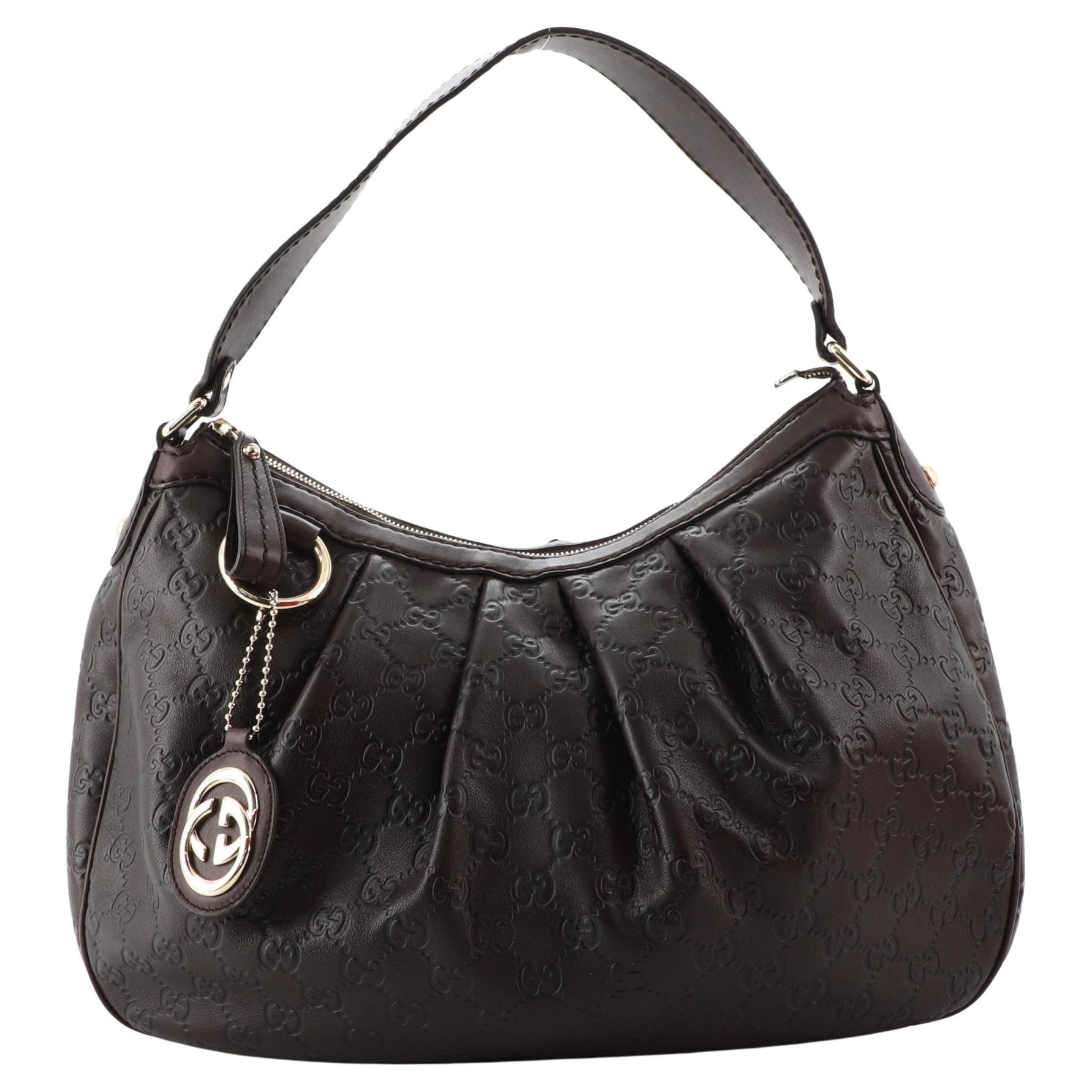 Gucci Sukey Hobo Guccissima Leather Medium