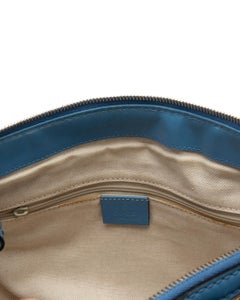 Gucci Sukey Shopper Square Klein GG Supreme Blau