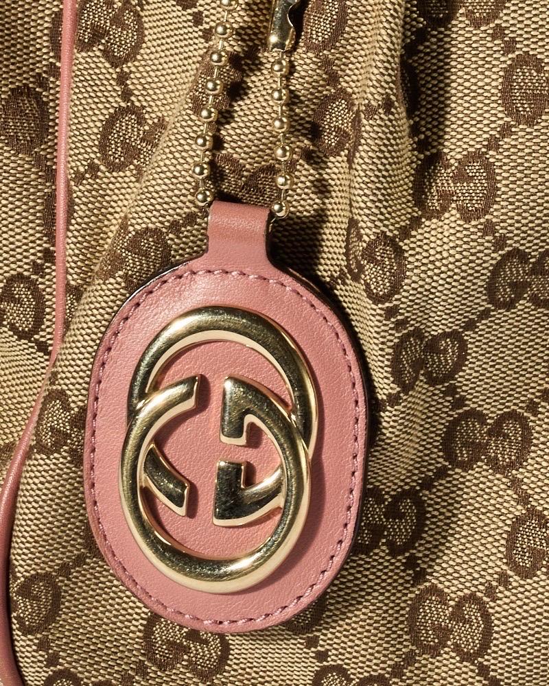 Gucci Sukey Small GG Supreme Rosa in vendita 6
