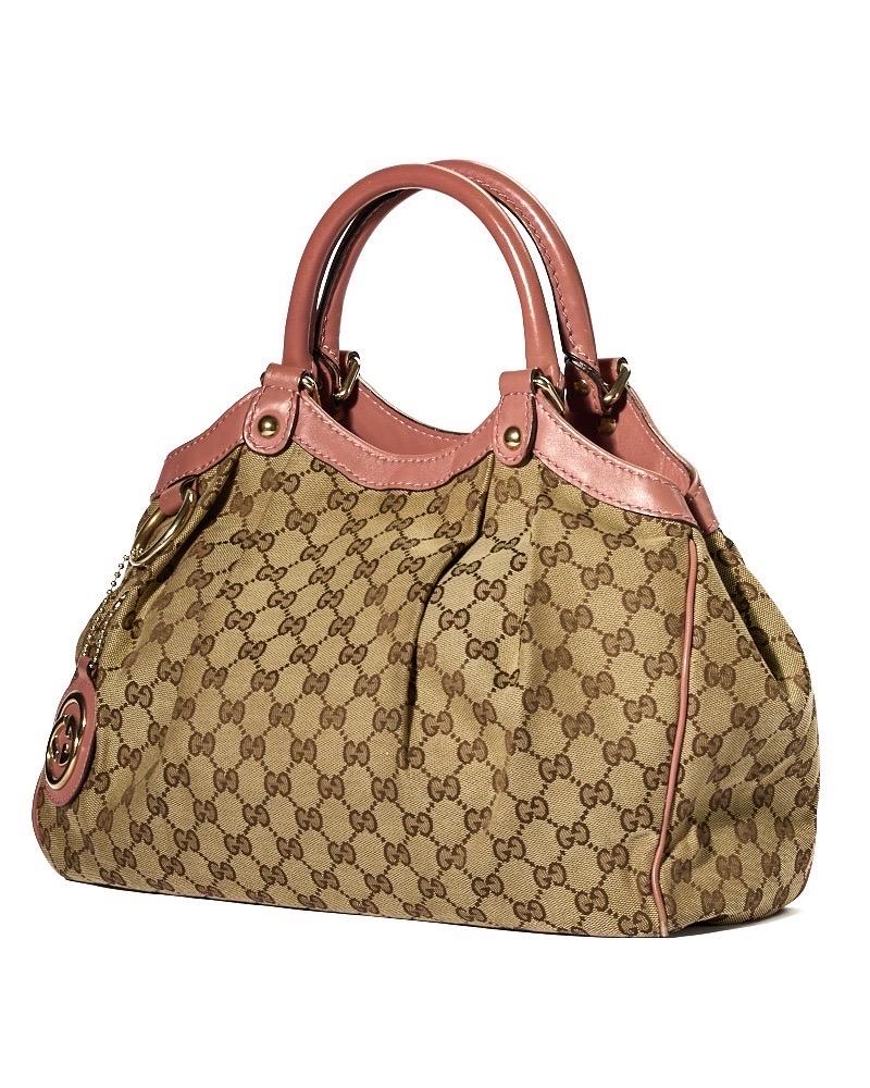 Gucci Sukey Small GG Supreme Rosa in vendita 1