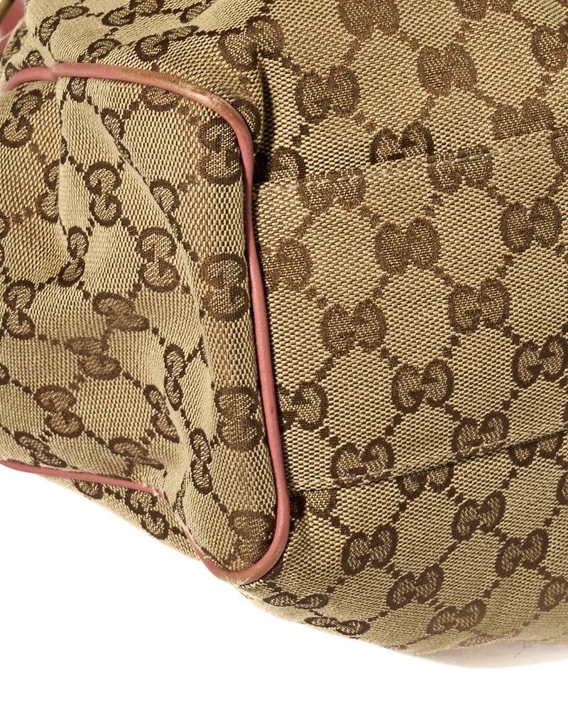 Gucci Sukey Small GG Supreme Rosa in vendita 4
