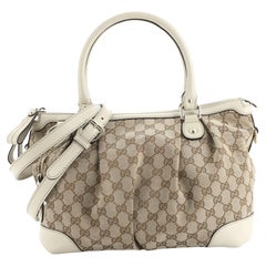 Gucci Sukey Top Handle Satchel GG Segeltuch Medium