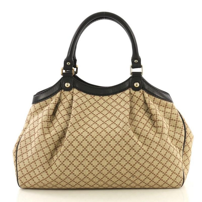 Gucci Sukey Tote Diamante Canvas Medium at 1stDibs