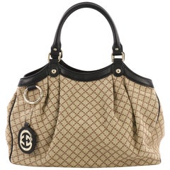 Gucci Sukey Tote Diamante Canvas Medium