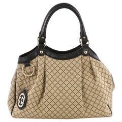 Gucci Sukey Tote Diamante Canvas Medium