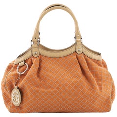 Gucci Sukey Tote Diamante Canvas Medium