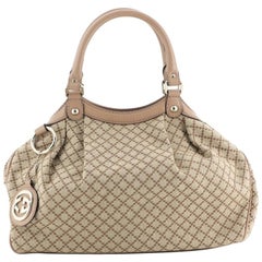 Gucci Sukey Tote Diamante Canvas Medium