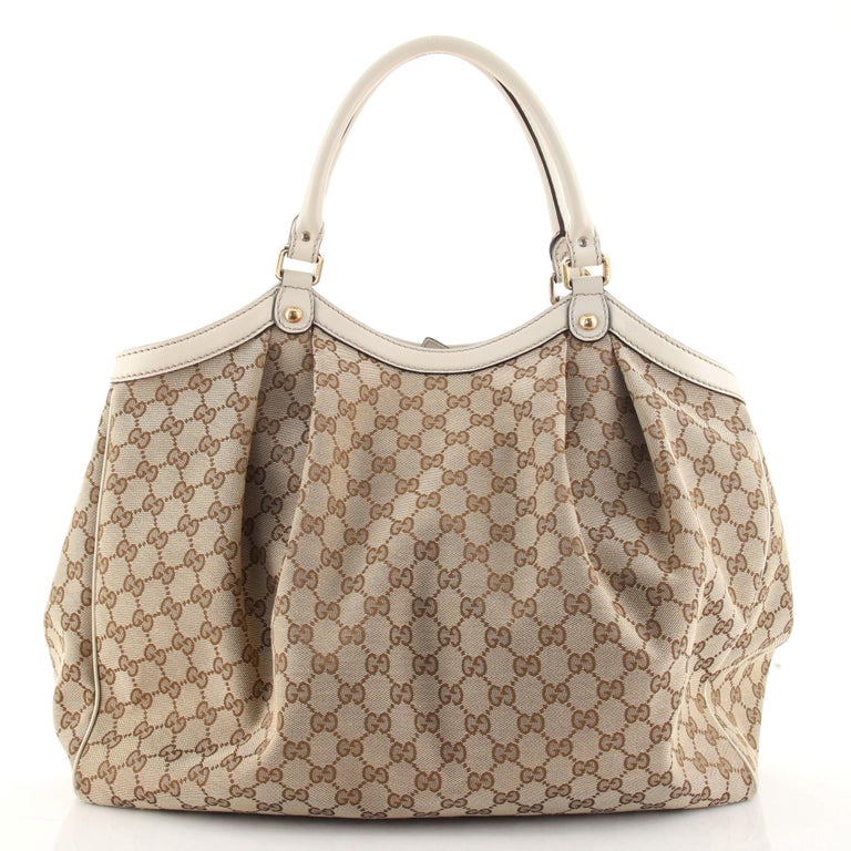Gucci Sukey Tote GG Canvas Large at 1stDibs