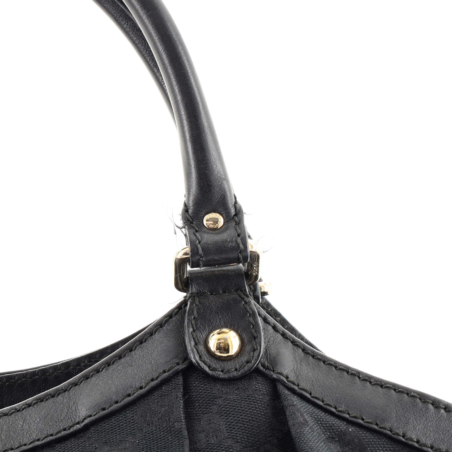 Gucci Sukey Tote GG aus Segeltuch groß für Damen oder Herren