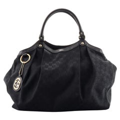 Gucci Sukey Tote GG aus Segeltuch groß