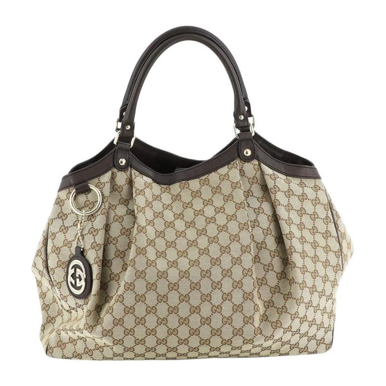 Gucci Sukey Tote GG Canvas Large For Sale at 1stdibs