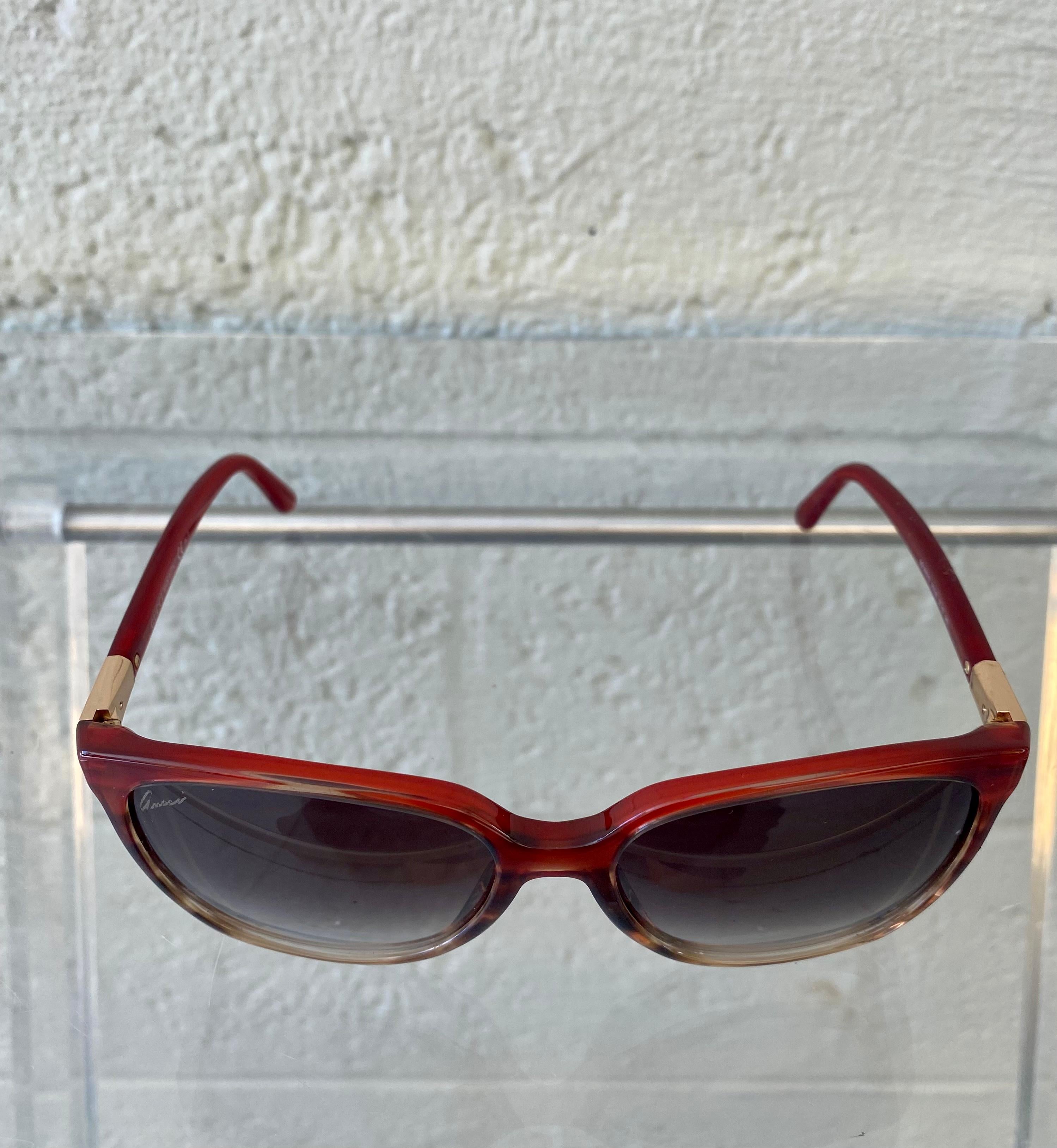 Women's or Men's Gucci Tortoise Retro Style Sunglasses 