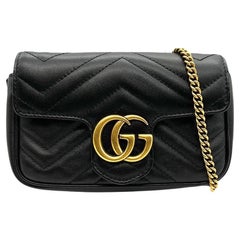 Gucci Super Mini GG Marmont Matelassé Bag