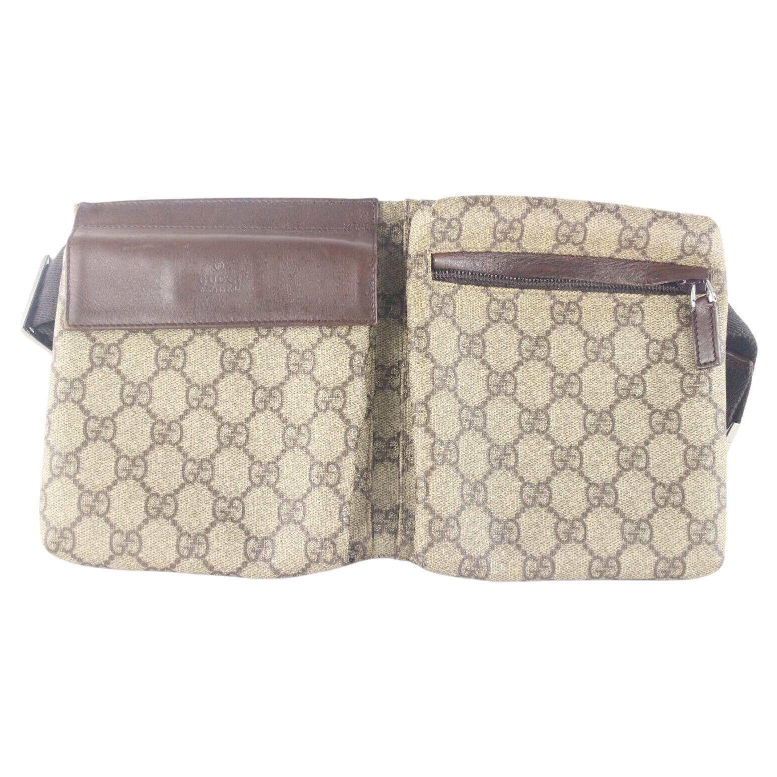 Gucci Supreme Canvas Belt Bag Waist Pack Fanny 4GK1024K For Sale