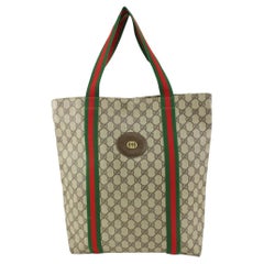 Gucci Supreme GG Monogram Web Tote 1119g52