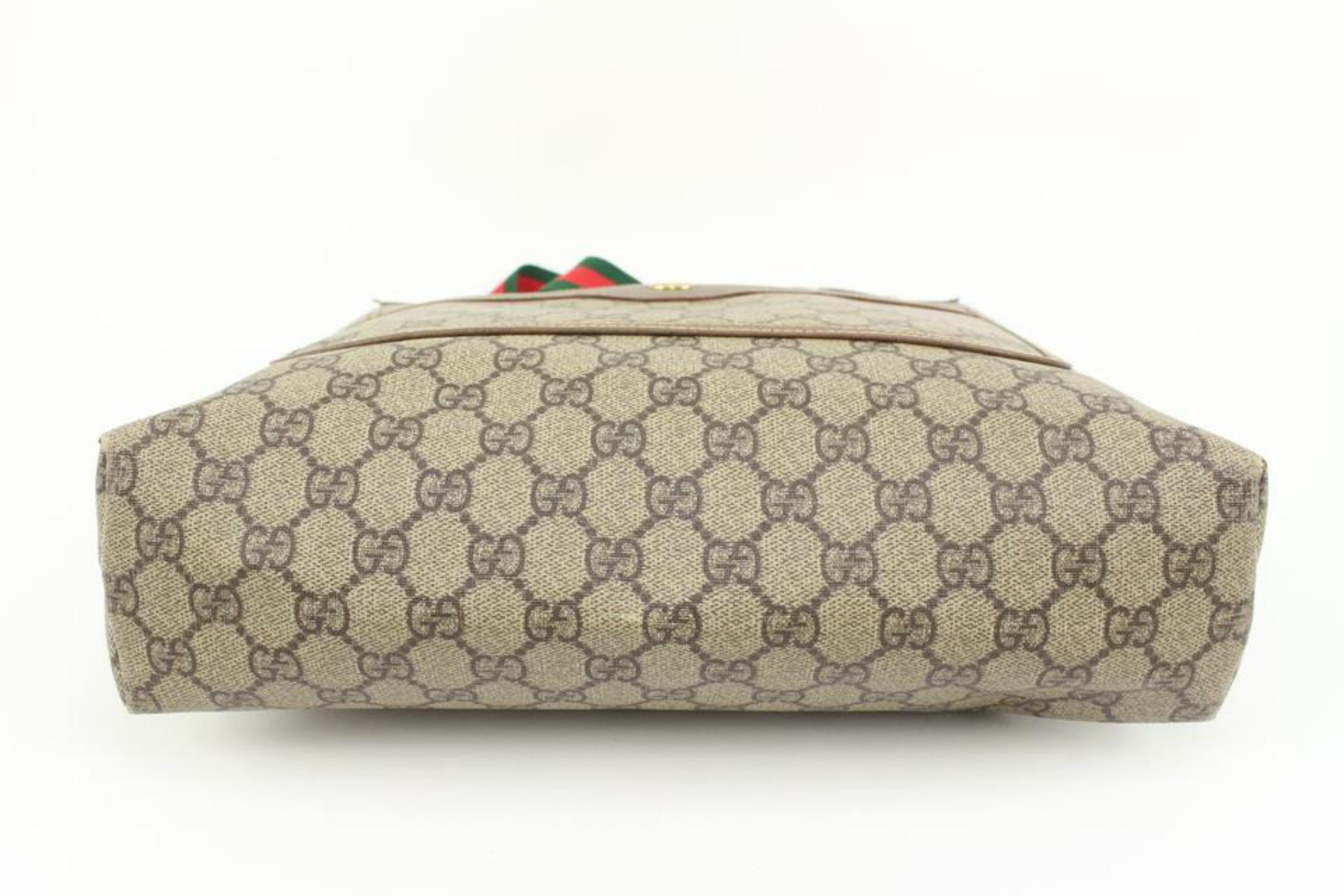 Gucci Supreme GG Web Handle Shopper Tote Bag 74gz411s 2