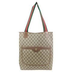 Gucci Supreme GG Web Handle Shopper Tote Bag 74gz411s
