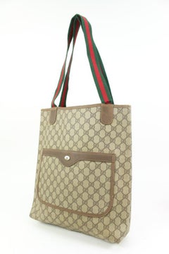 Gucci Supreme GG Web Handle Einkaufstasche Upycycle Ready 44gk90