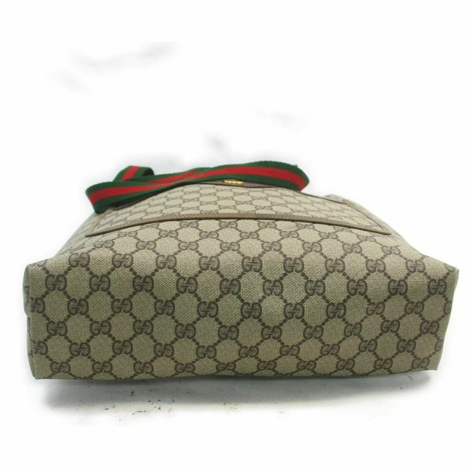 Gray Gucci Supreme GG Web Large Shopping Tote 860964 For Sale