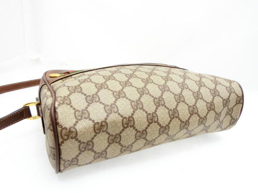 Women's Gucci Supreme Monogram Gg Ophidia Medium Camera 232355 Cross Body Bag For Sale