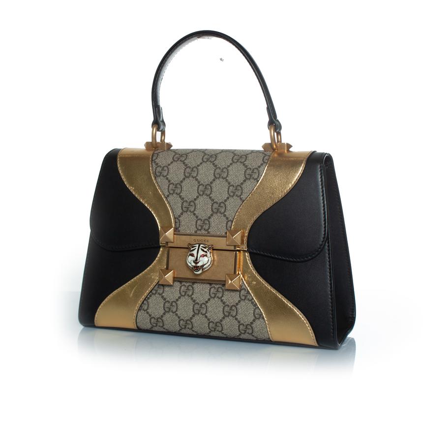 Gucci, borsa Supreme Monogram Osiride con manico superiore in vendita 7