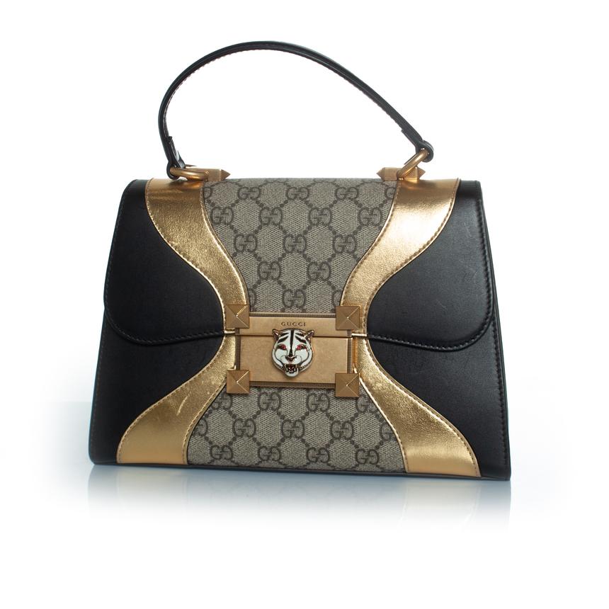 Gucci, borsa Supreme Monogram Osiride con manico superiore in vendita 10