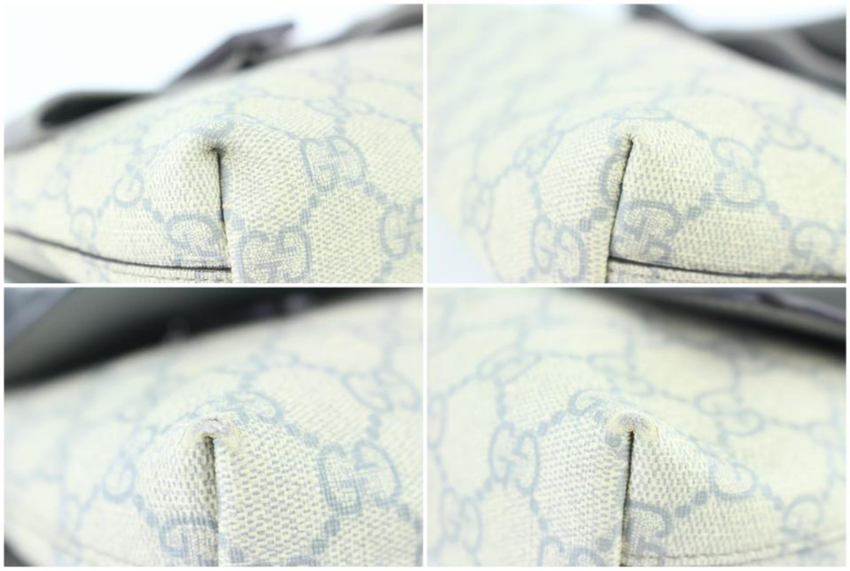 Gucci Supreme Slate Blue Fanny Pack Belt Waist Pouch 5gj0111 Grey Cross Body Bag For Sale 2