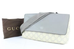 Gucci Supreme Slate Blue Fanny Pack Belt Waist Pouch 5gj0111 Grey Cross Body Bag