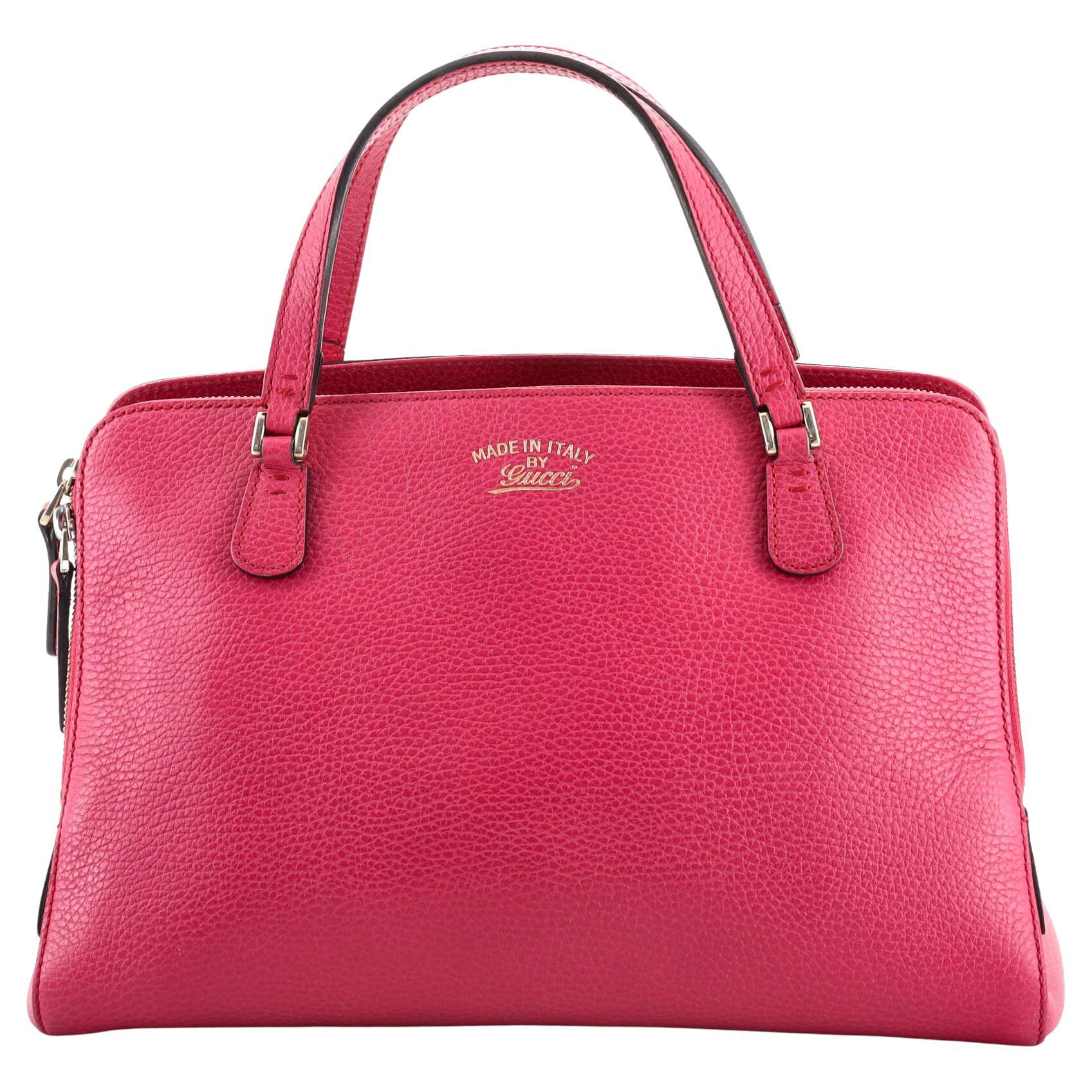 New Gucci Signature Candy Pink Top Handle Tote Bag at 1stDibs gucci