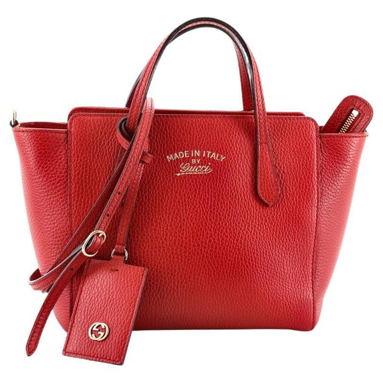 Gucci Swing Tote Leather Mini at 1stDibs