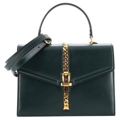 Gucci Sylvie 1969 Top Handle Bag Leather Small