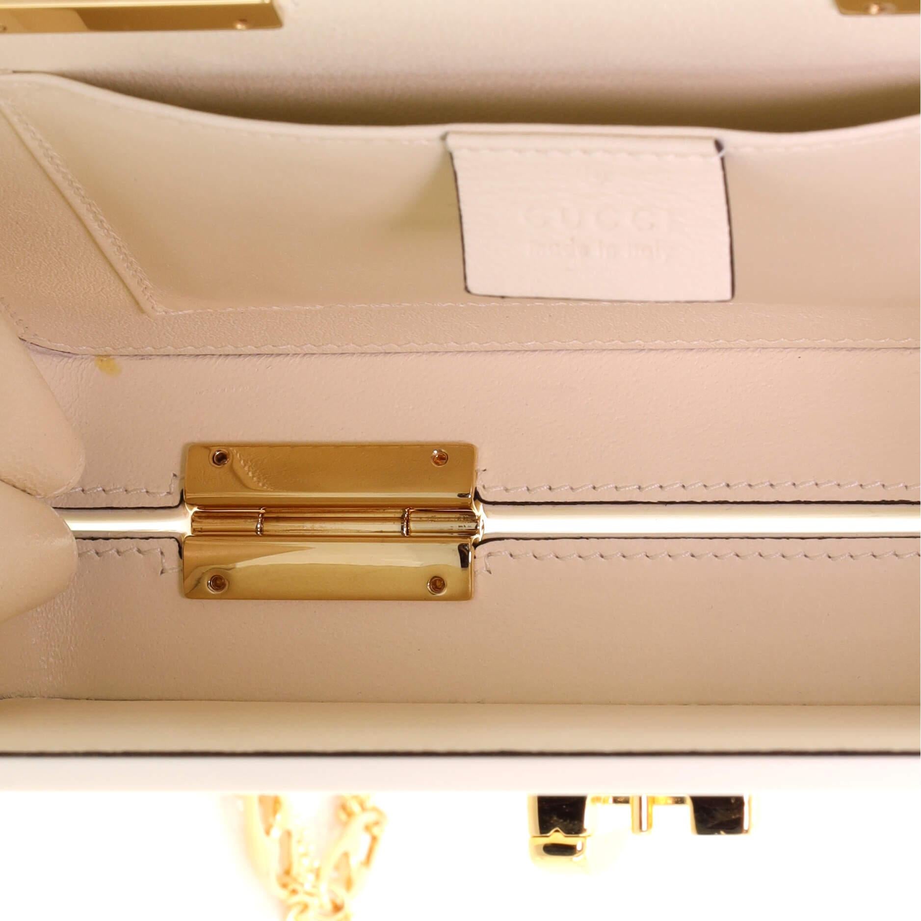 Gucci Sylvie 1969 Top Handle Bag Plexiglass Mini In Good Condition In NY, NY