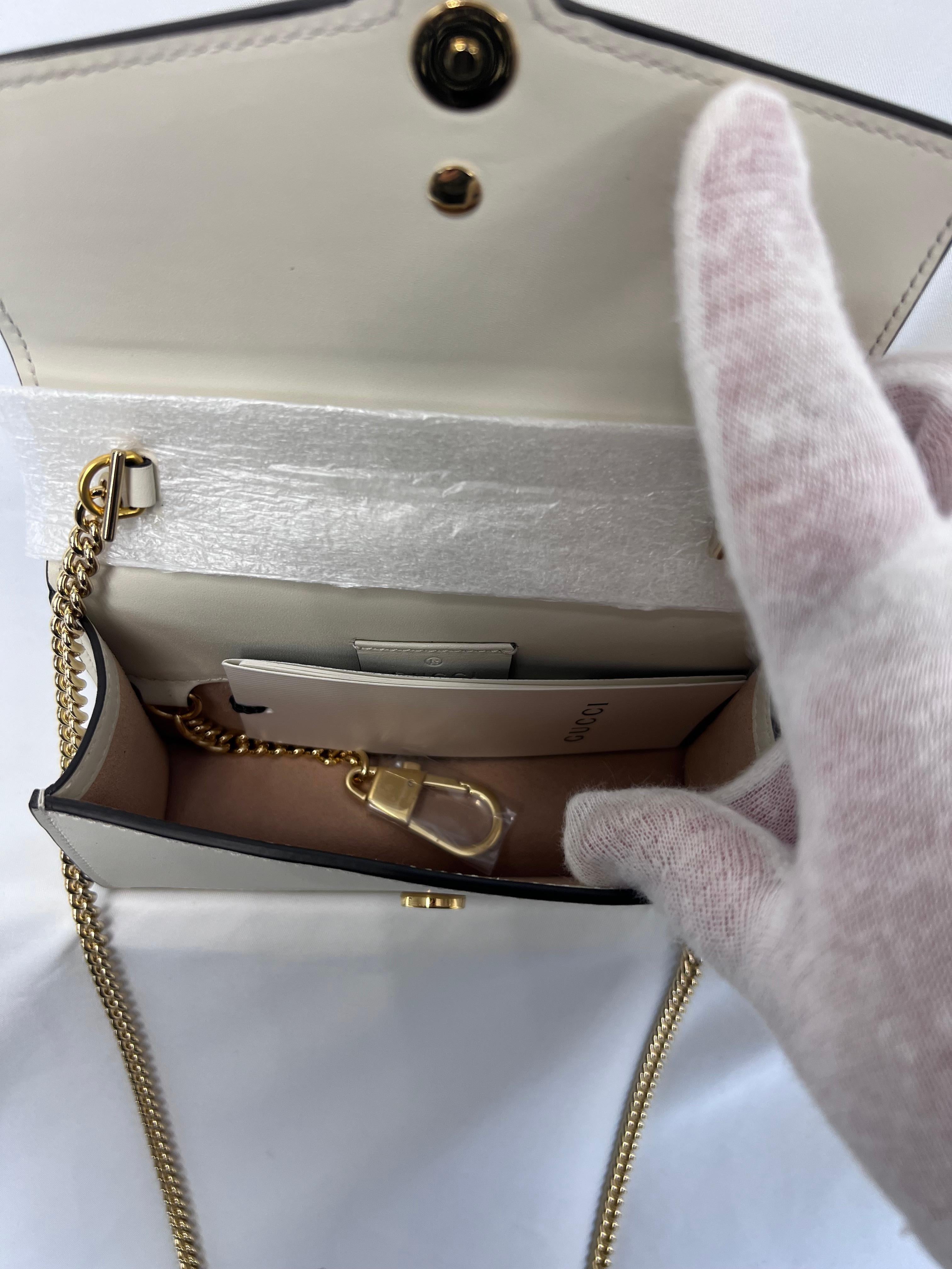Gucci Sylvie Chain Leather Crossbody Bag For Sale 1