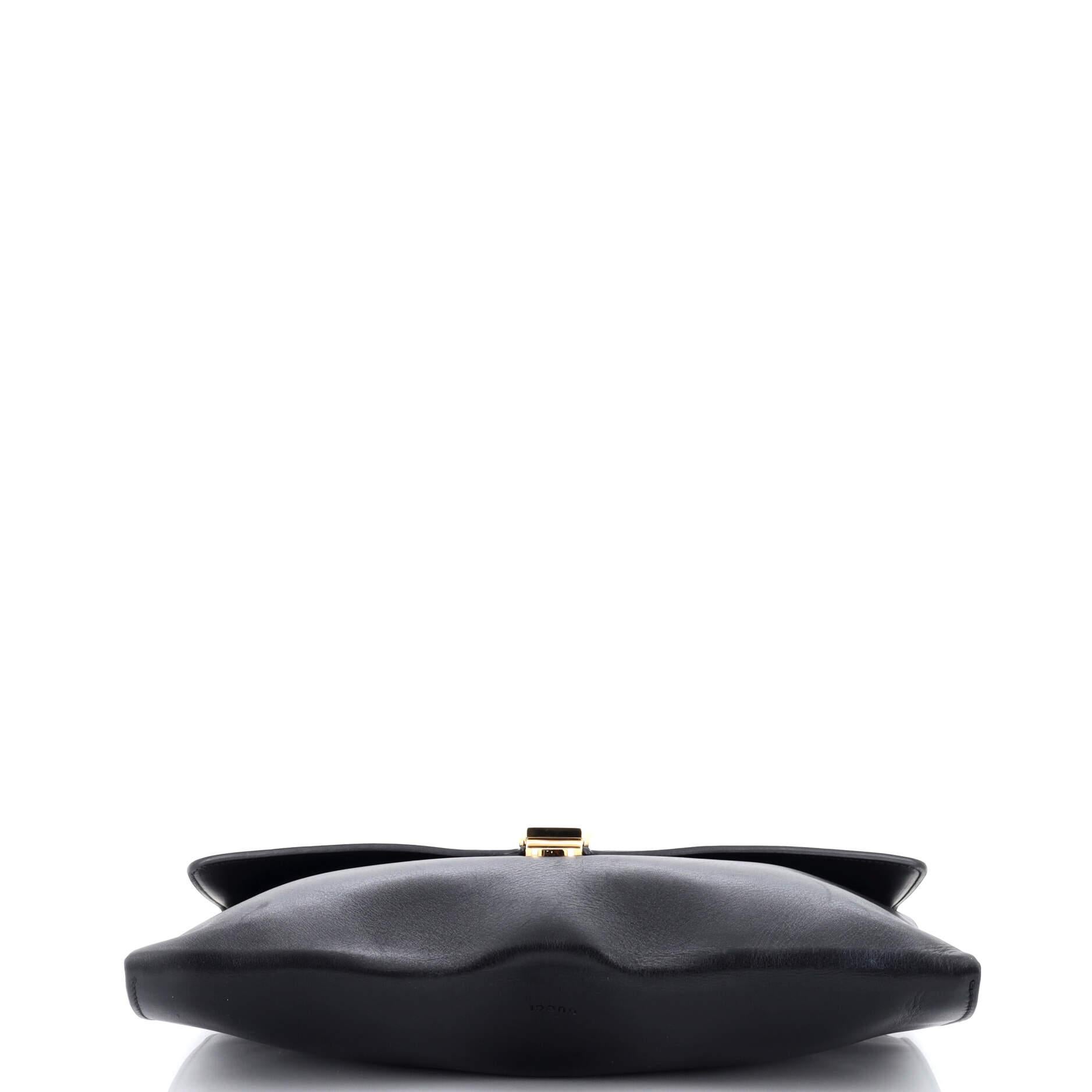 Women's Gucci Sylvie Clutch Leather Maxi