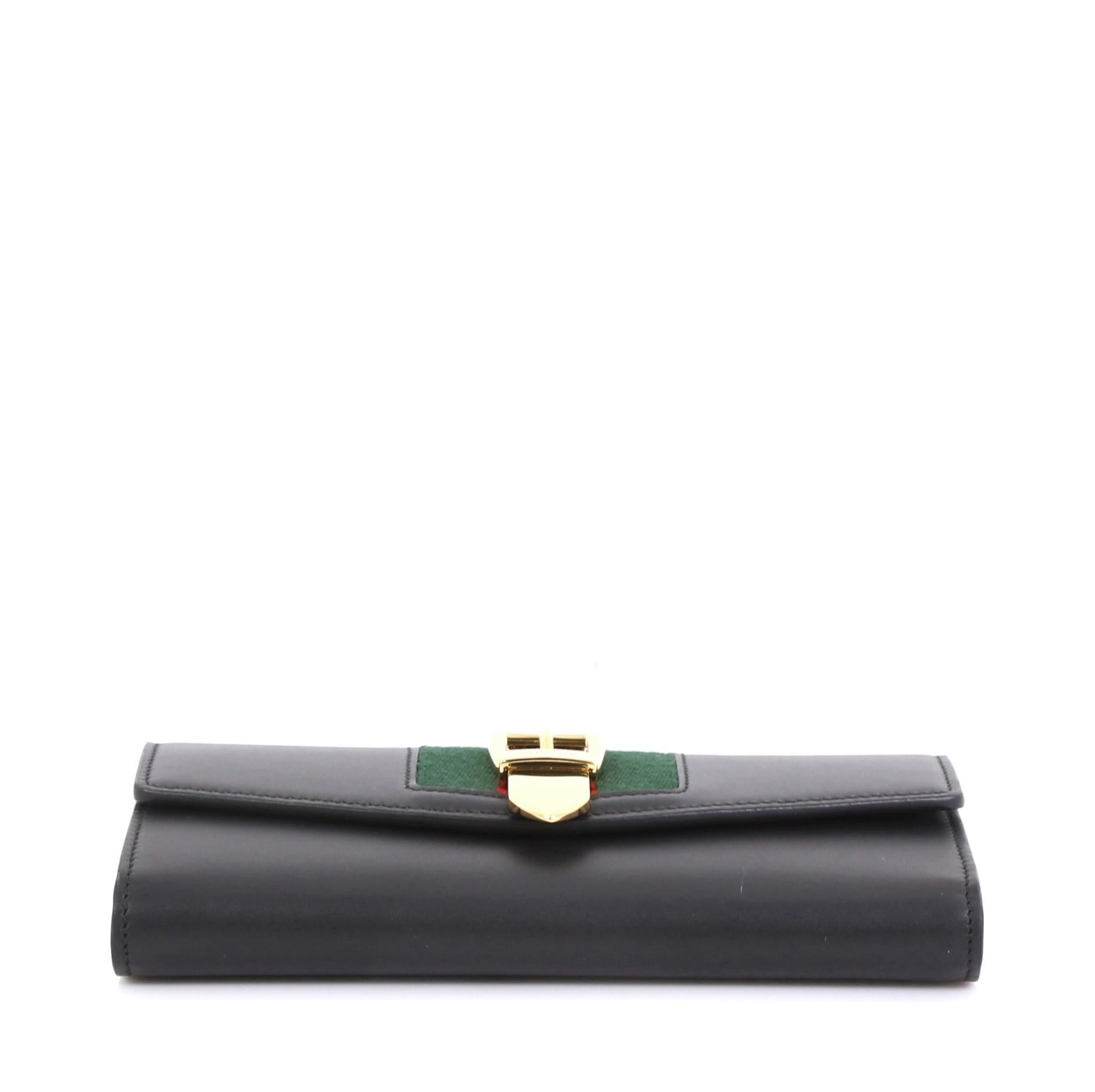 sylvie leather continental wallet