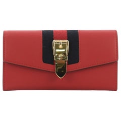 Gucci Sylvie Continental Wallet Leather